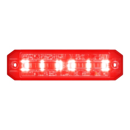 Ultra 6 LED Grill Light Head - Red